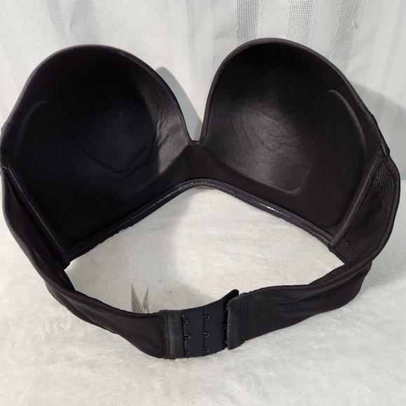 DELMIRA STRAPLES BLACK BRA 40DD NWOT - Picture 2 of 11